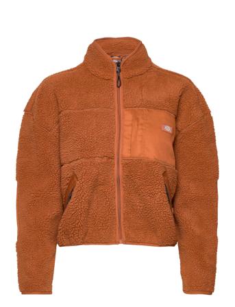Red Chute Fleece W Sweatshirts & Hoodies Fleeces & Midlayers Brun Dickies
