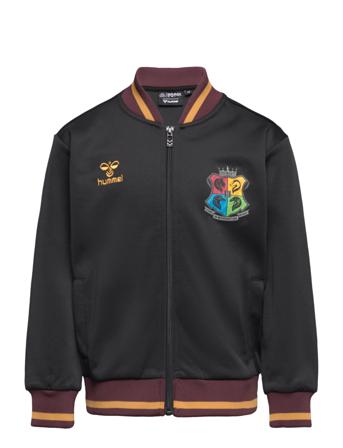 Hmlharry Potter Zip Jacket Sweat-shirt Genser Svart Hummel*Betinget Tilbud