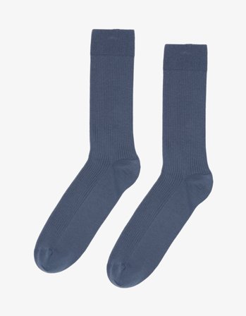 Classic Organic Sock - Petrol Blue