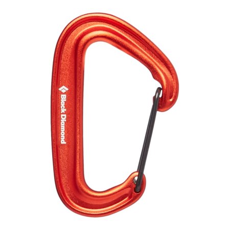 Black Diamond MiniWire Carabiner Mountaineering equipment Orange OneSize