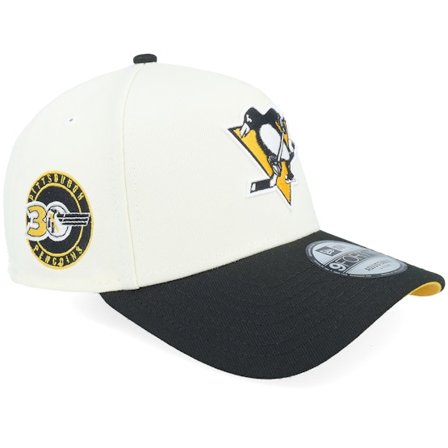 New Era - White adjustable Gorra - Hatstore Exclusive x Pittsburgh Penguins 9FORTY 50 Years Chome/Black A-Frame Adjustable @ Hatstore