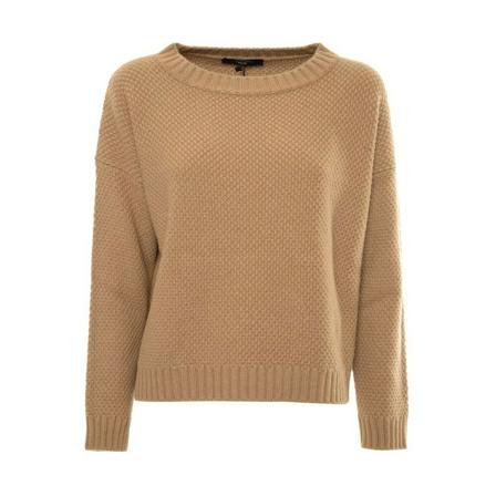 Weekend, Round-neck Knitwear Bruin, Dames, Maat:S