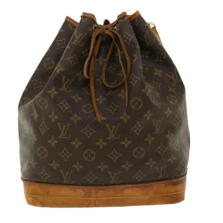 Louis Vuitton Vintage, Pre-owned Noe Monogram Bag Bruin, Dames, Maat:ONE Size,leer