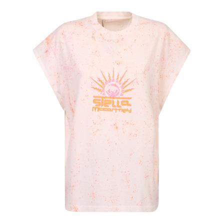 Stella Mccartney - T-shirts - Rosa - Dam - Storlek: Xs, Dam, Storlek: XS