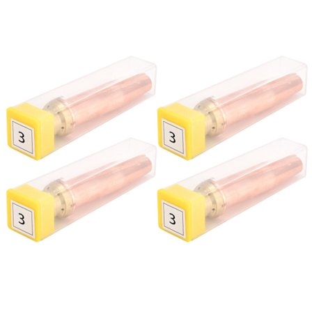 4 stk. propan skjærebrennerdyser, høy temperaturbestandighet, rask skjæring, isobarisk skjæredyse 3#