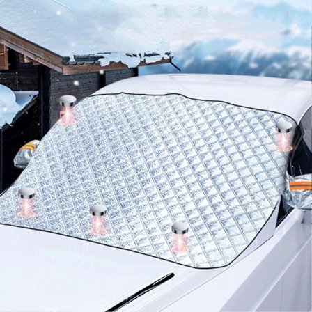 Vinter Bilrude Dækken Til Nissan GTR Juke Kicks Leaf 225x120cm Foldbar Aftagelig AllWeather (FMY)