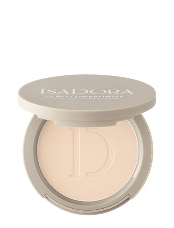 IsaDora The No Compromise Matte Longwear Powder 60 Neutral Porcelain - 7 G