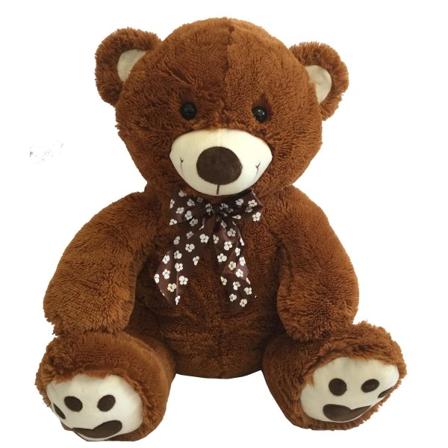 iPlush Teddybjörn Upplåsbar 100cm Brun multifärg