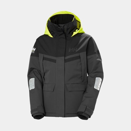 Chaqueta de navegación Helly Hansen Pier 4.0 Coastal, Ebony, mujer, Medium