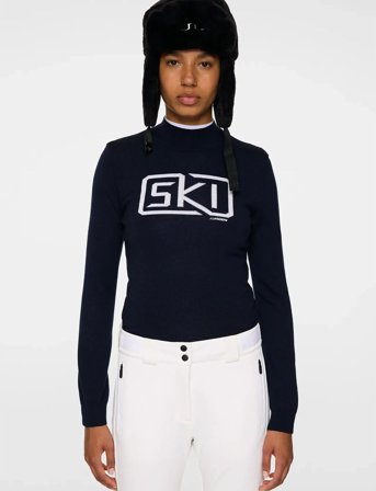 J. Lindeberg Miracle Knitted Sweater - Navy - XS