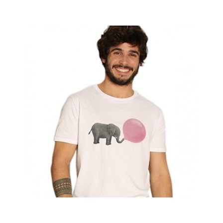 T-paita - WOOOP - Jumbo Bubble Gum - 100% luomucotonia - Lyhyet hihat - Peruskaulus