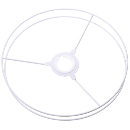 Lampskärmram Set 30cm Vintage Lampskärmram DIY Ring Lampskärm Tillbehör 30X30X3.5CM