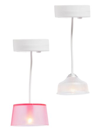 Lundby Lundby 2 Taklampor Batteri - Multi/patterned - 3X3X8CM