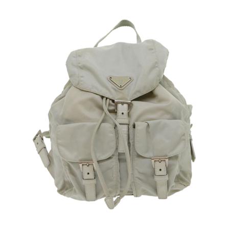 Prada Vintage, Backpacks Grijs, Dames, Maat:ONE Size