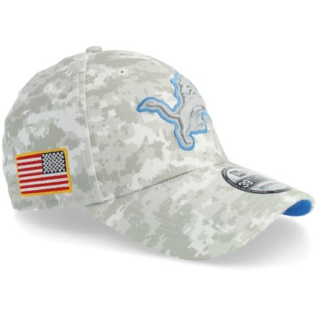 New Era - Camo fitted Gorra - Detroit Lions NFL 39THIRTY Salute To Service Camo Fitted @ Hatstore