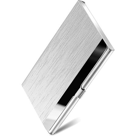 Metal Visitkort Holder Til Mænd Kvinder, Lomme Visitkort Etui Slank