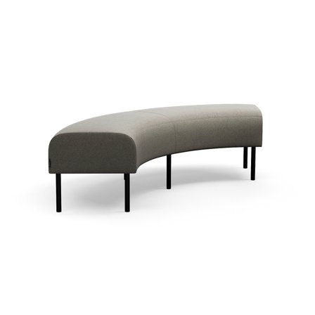 Modulsofa VARIETY, 90° Ecke, Stoff Pod CS, taupe