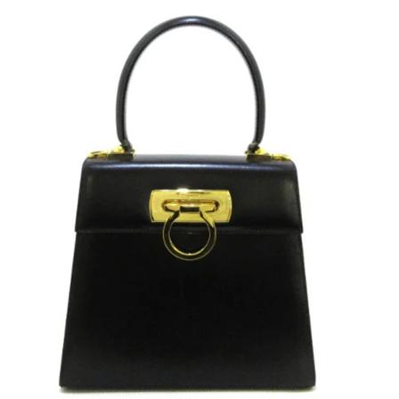 Salvatore Ferragamo Pre-owned Pre-owned HandTass , Zwart , Dames , Maat: ONE Size Vintage Tassen