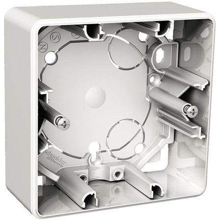 Schneider Electric Exxact Korotuskehys himmentimelle, valkoinen 1-lokeroinen, Kytkimet & pistorasiat