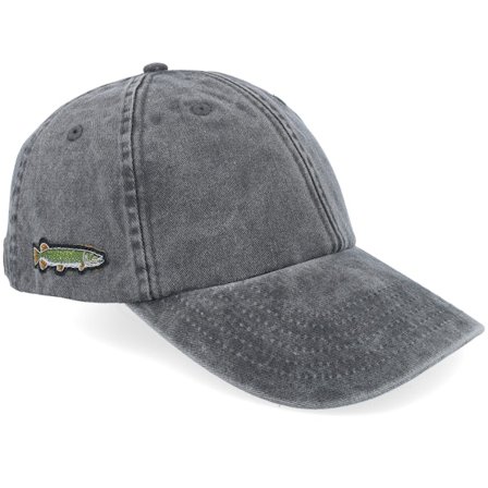 Skillfish - Black - unconstructed - Cap - Tiny Pike Vintage Washed Black Dad Cap - Hatstore
