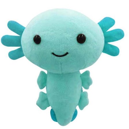 Blå Salamander bamse Axolotl bamse sekskantet dinosaur ra