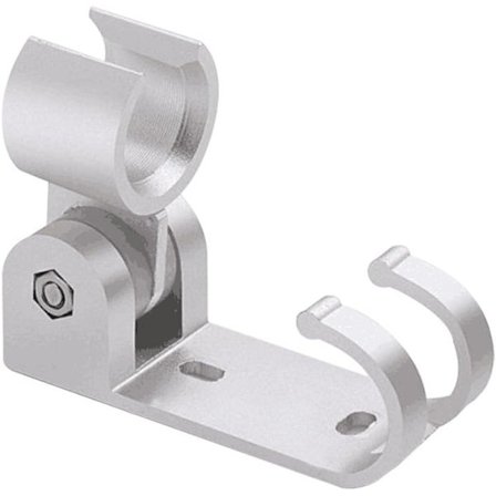 Roterende bruseholder skinnende aluminium DIY marmor stærk bruser