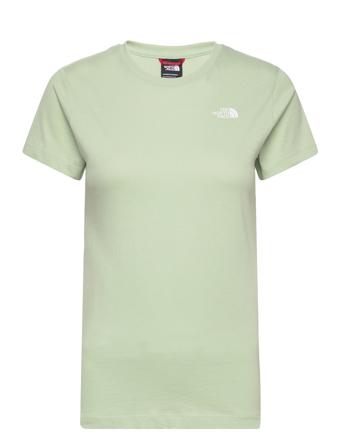 W S/S Simple Dome Tee T-shirts & Tops Short-sleeved Grønn The North Face*Betinget Tilbud