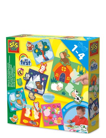 SES Creative | My First - Sticking Animals - Where Do I Live? | ONE SIZE