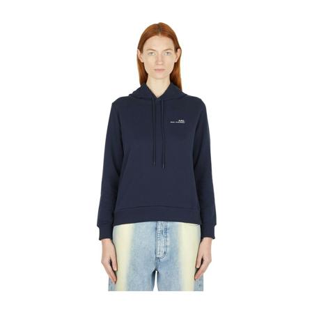 A.p.c. Hoodies , Blauw , Dames , Maat: M