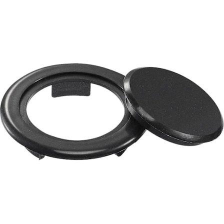 Tomme Paraplyhul Ring og Dæksel Sæt til Havebord, Standard Størrelse Paraplyfortykker (Hvid)_xx