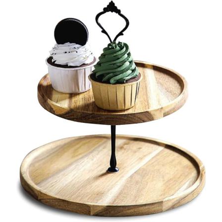 2-vånings Festställ För Träkakor, 8"/10" #3
