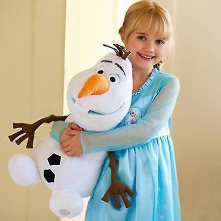 50 cm Frost Anna Elsa Dukker Snedronningen Prinsesse Anna Elsa Dukke Legetøj Fyldte Frost Plys Børnelegetøj Fødselsdag Julegave P (FMY)