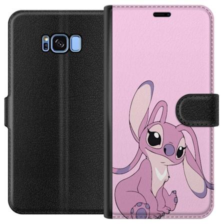 Samsung Galaxy S8 Lommeboketui Stitch rosa