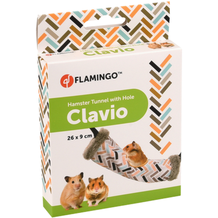Flamingo - Hamstertunnel Clavio 1-hulls opphengsmønster 26x9cm - Smådyr - Hus & Burinteriør - Senger og Hengekøyer - ZOO.no