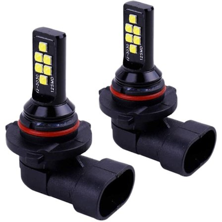 2X HB4 9006 LED-pære Avanceret 3030 SMD Dagkørelys DRL-lampe, Cool White 6000K