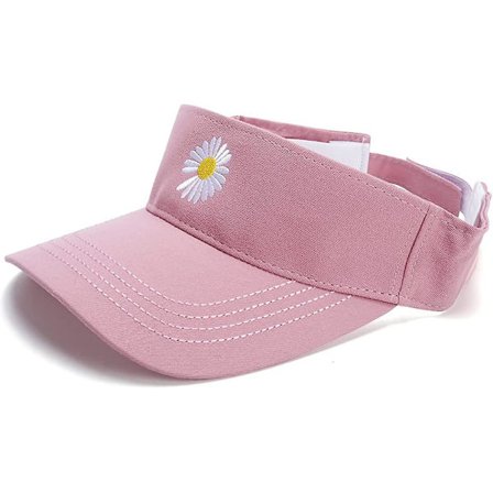 Solskjerm -acsergery Sports Solskjerm, Dame Tennis Hatt Justerbar Hestehale Baseball Caps Gave