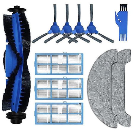 For Proscenic 850t Hovedrull Sidebørste Hepa Filter Mopp Kluter