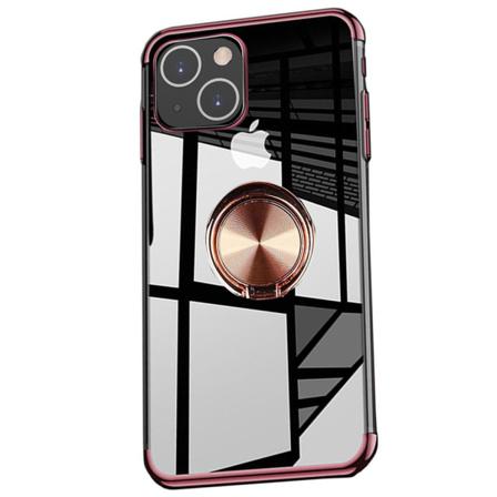 Iphone 13 - Skal Med Ringhållare (floveme) Roséguld