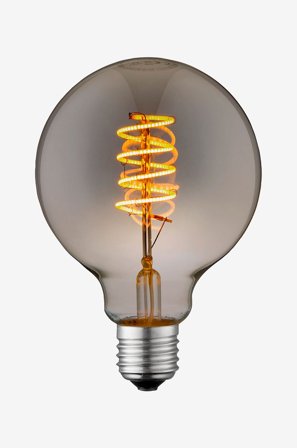 Aneta Lighting - Ljuskälla Glob Ø95 E27 LED - Svart - Ljuskällor & glödlampor - Från Homeroom