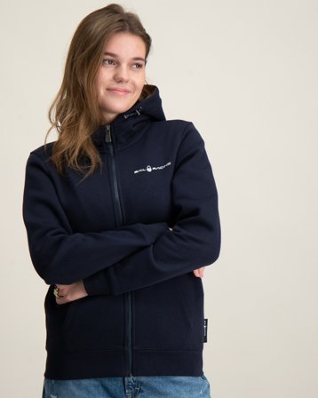 Sail Racing JR BOWMAN LOGO ZIP HOOD Bleu Sweats à capuche Fille - Kids Brand Store