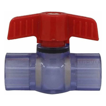 (Sisähalkaisija 32 mm) PVC-palloventtiili 20 25 32 40 50 63 mm liimattu V