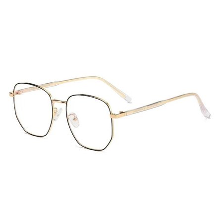 Anti-Blue Light Lasit Ylisuuret silmälasit MUSTA KULTA MUSTA