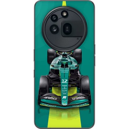 Yhteensopiva Puhelinkuori Nothing Nothing Phone (3a) Pro Aston Martinin Formula 1 -auto vihreässä kilpailumuotoilussa, jossa on moderni studiosentun