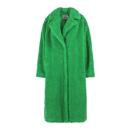 Stand Studio, Single-Breasted Coats Groen, Dames, Maat:S