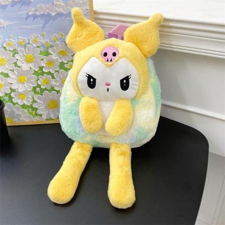 Sanrio Character Kuromi Cartoon Doll Ryggsekk For Barn Jenter - Perfet Yellow