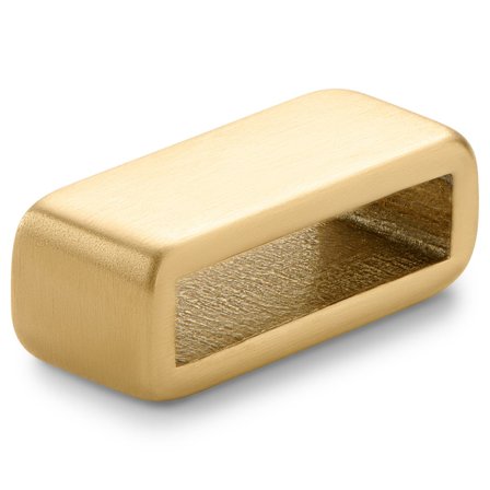 Nomen | Thick Gold-tone Link for Leather ID Bracelets for Men - Leather bracelets