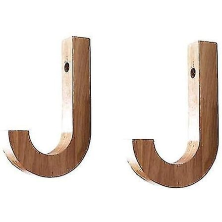 Väggmonterad hylla i trä - enskilda krokar - strykbordsgalge väggmontering strykjärnshylla