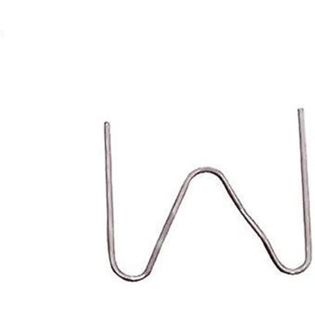 300 stk. varme hæfteklammer, 6 typer bil auto kofanger plast reparationsmaskine plast svejser svejsning bølge hæfteklammer reparationsværktøjssæt 