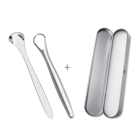 Tungerenser - 3-pak rustfrit stål tungeskraber A