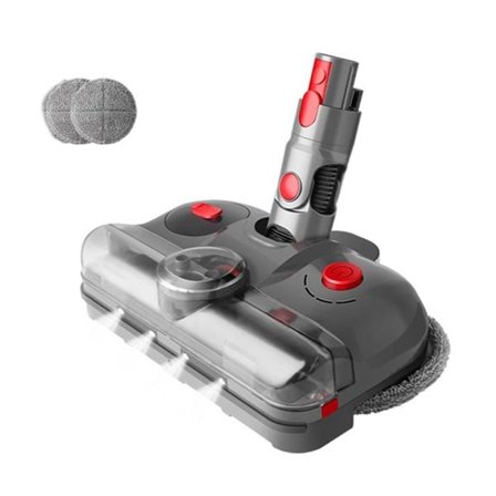 4-i-1 moppemundstykke til Dyson V7 / V8 / V10 / V11 - Med UV-C, LED og dobbelt roterende mopper